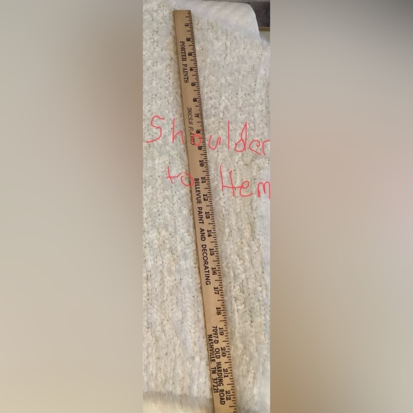 POL Fuzzy Hooded Sweater, size M, Button Front Pullover - Picture 8 of 10